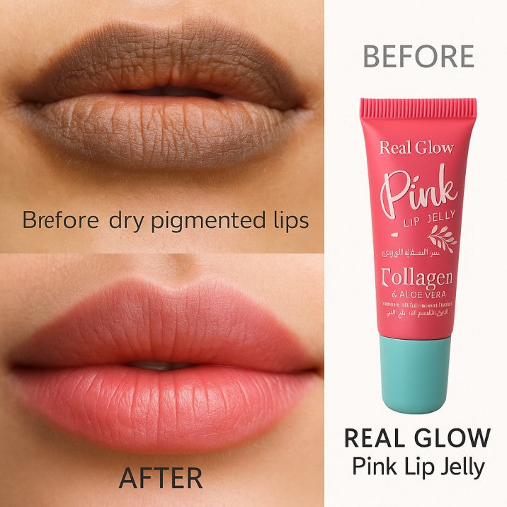 Real Glow Pink Lip Jelly