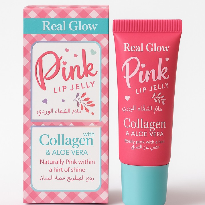 Real Glow Pink Lip Jelly